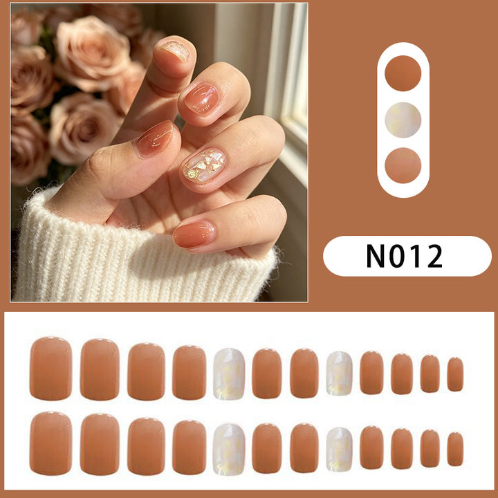 Geometric Pattern Press-On Nail Set