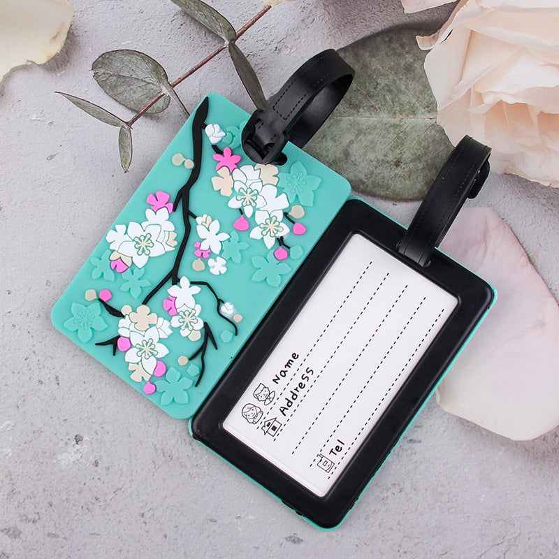 Floral Silicone Luggage Tag Kalsten