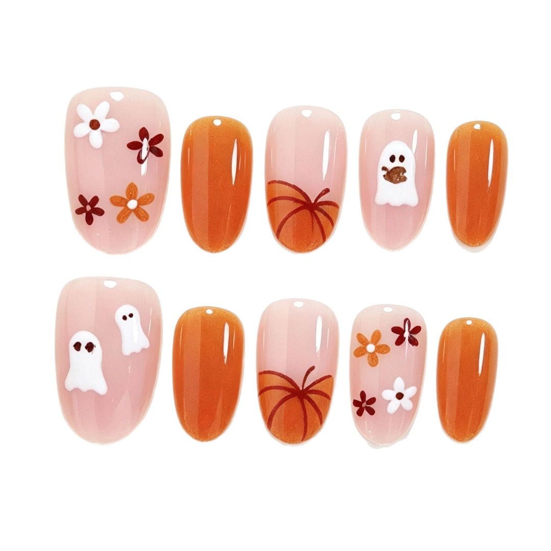 Halloween-Inspired Decorative Press-On Nail Art Set Kalsten