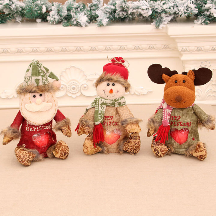 Plush Holiday Moose Figurine Kalsten