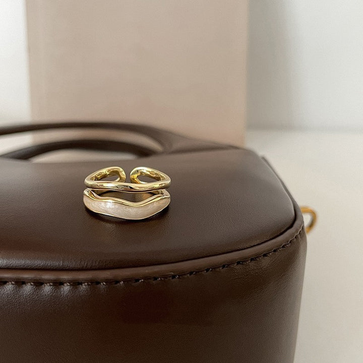 Chic Floral Adjustable Ring Set Kalsten