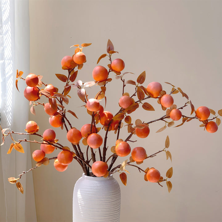 Decorative Persimmon Branch