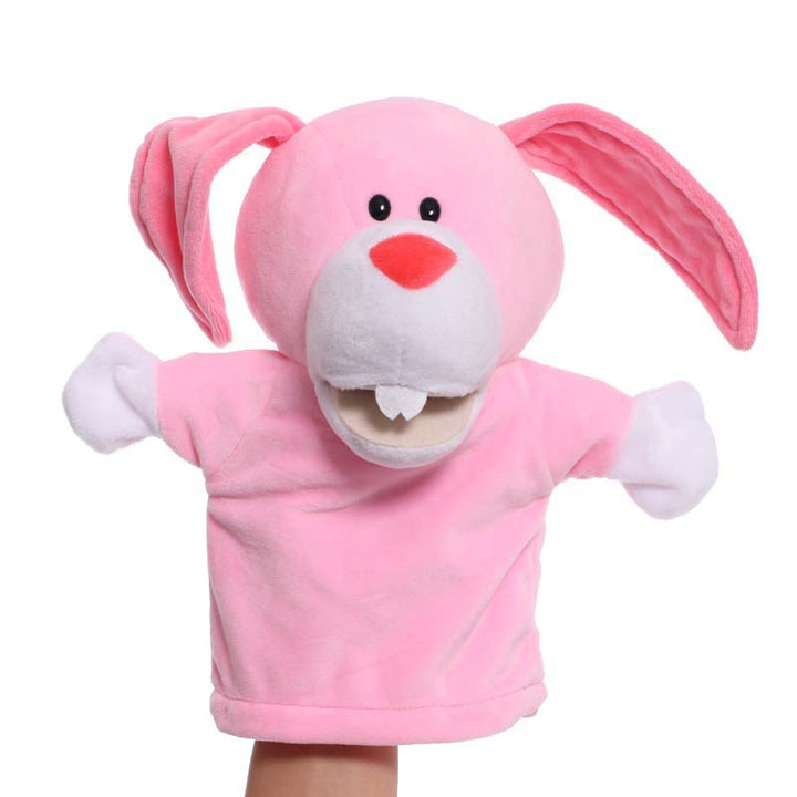 Plush Tiger Hand Puppet With Soft Fleece Movable Mouth Embroidered Features