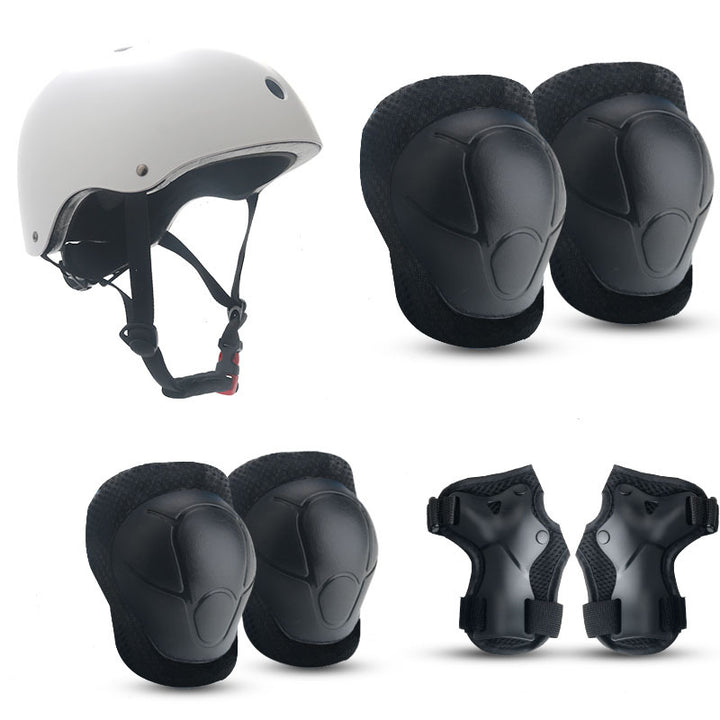 Children's Colorful Safety Helmet and Protective Gear Set Kalsten