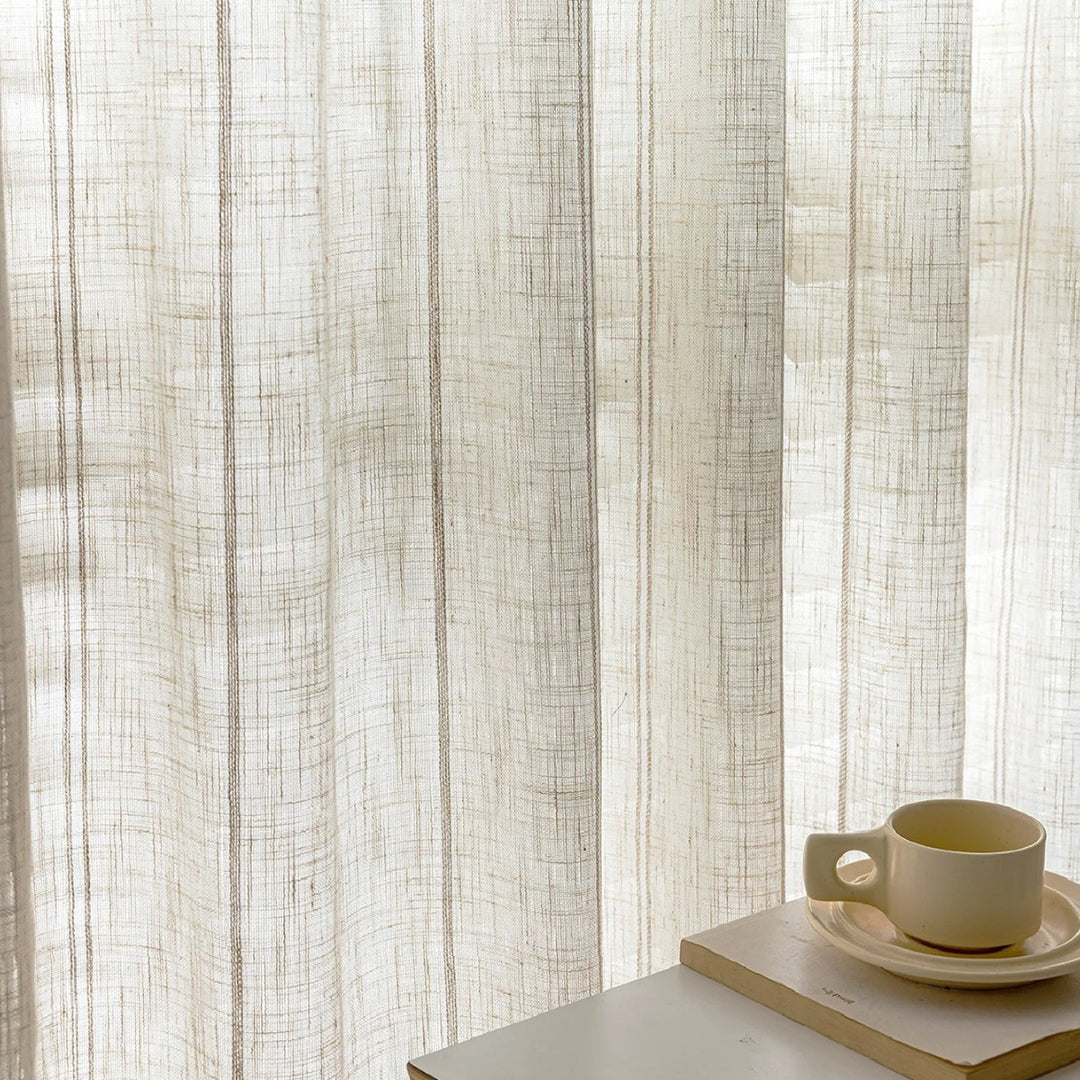 Textured Linen Curtains Kalsten