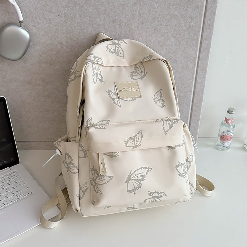 Artistic Butterfly Print Backpack