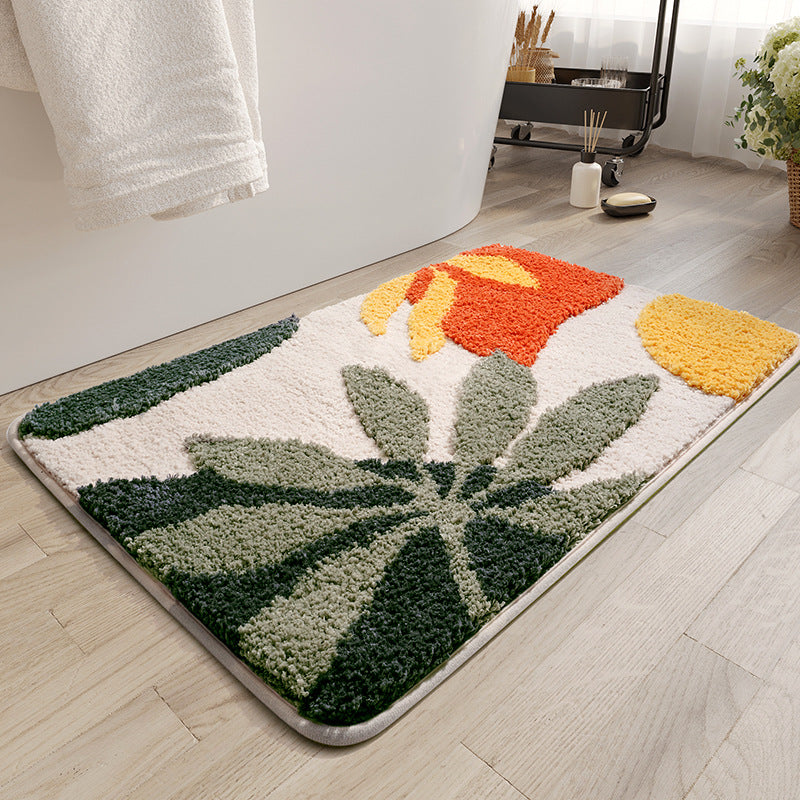 Cute Strawberry Pattern Bath Mat Kalsten