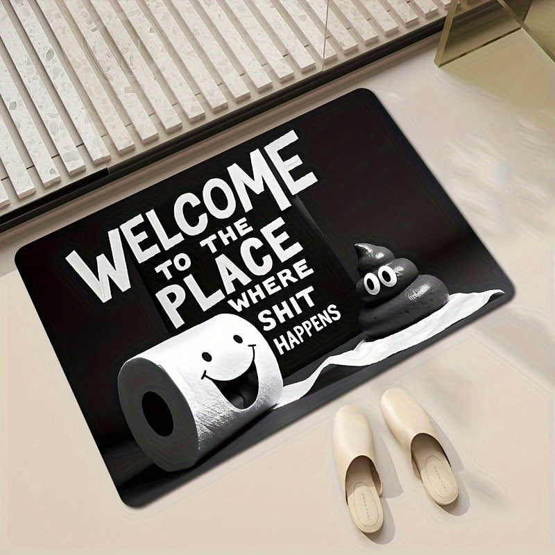 Plush Cartoon Shaped Cat Floor Bath Mat With Non Slip Backing And Memory Foam Padding