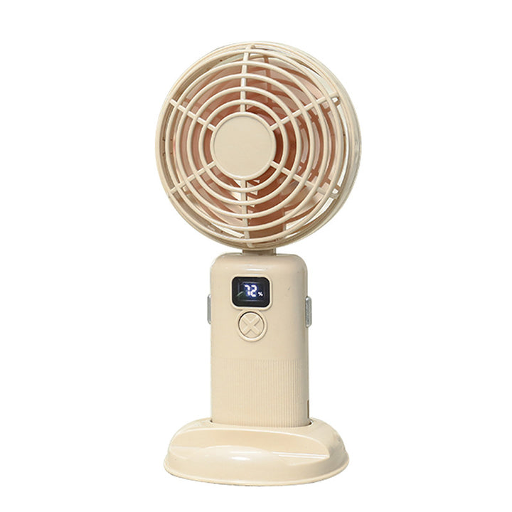 Ladies Portable Mini Fan with Digital Display Kalsten