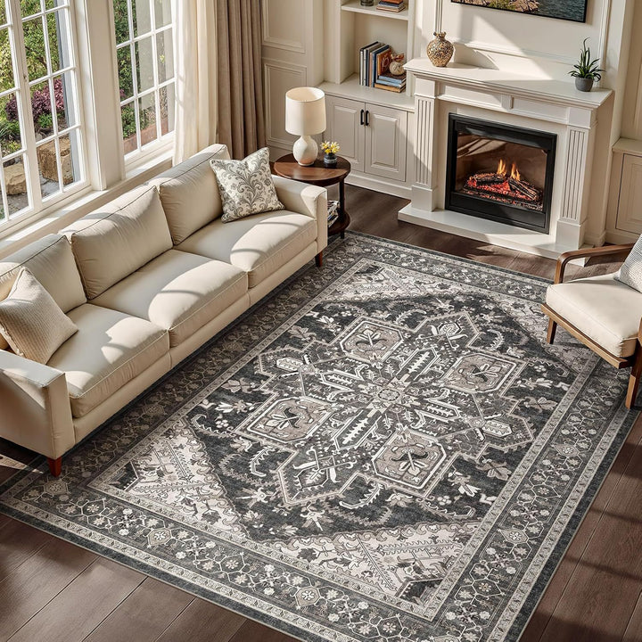Vintage Floral Area Rug