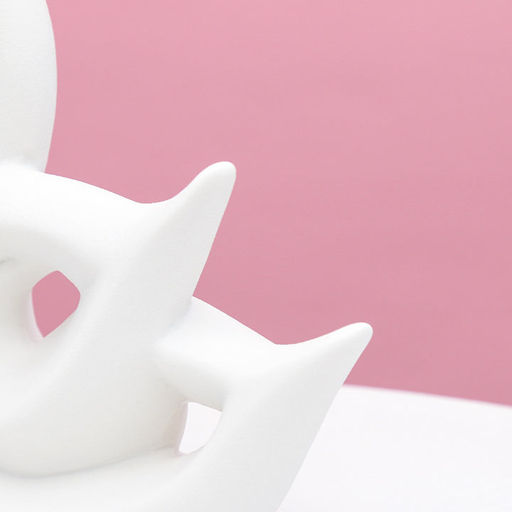 Artistic Swan-Shaped Ceramic Decor Kalsten
