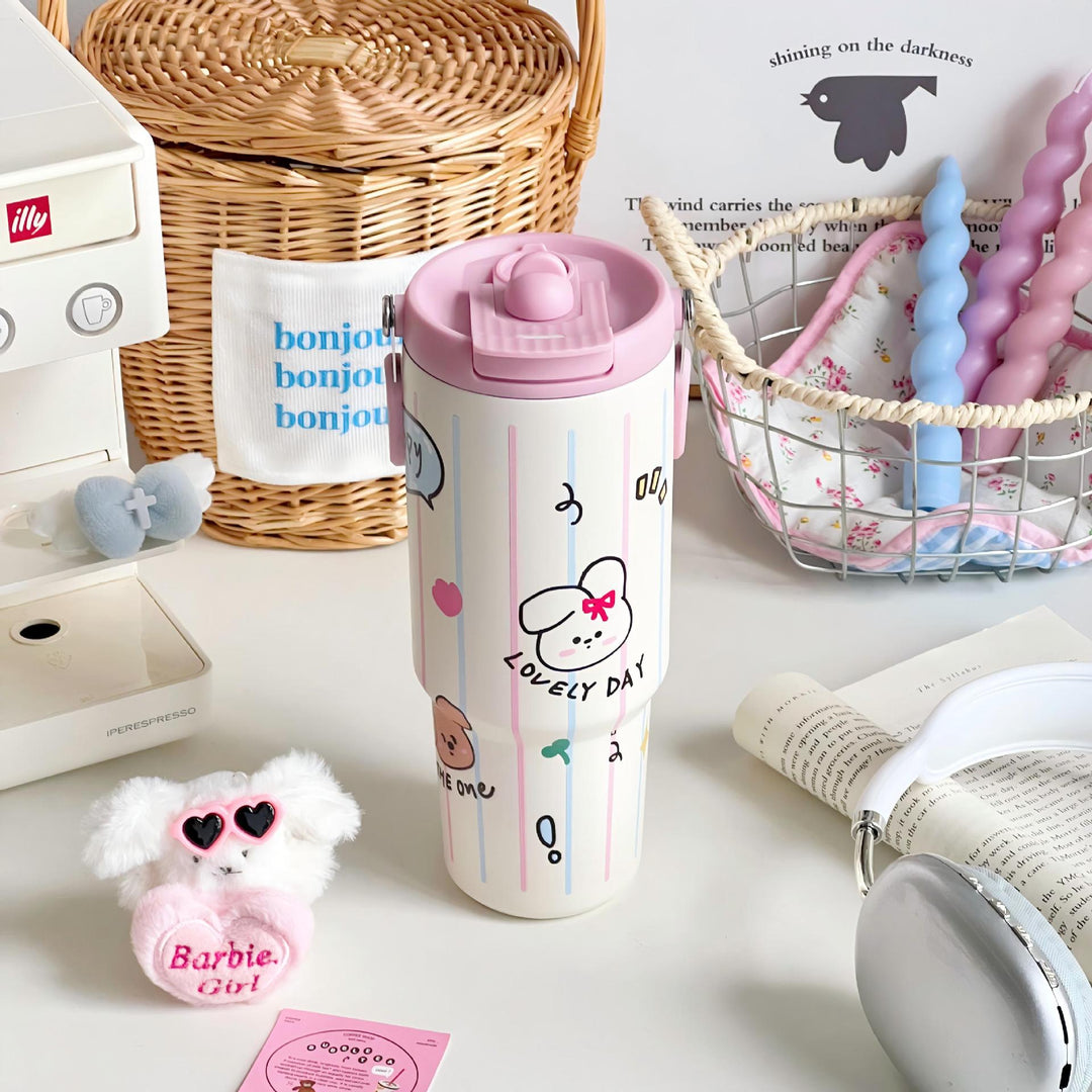 Women's sweet and playful insulated bottle Kalsten