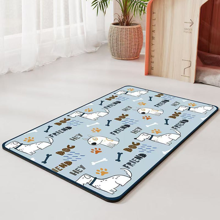 Paw Print Area Mat