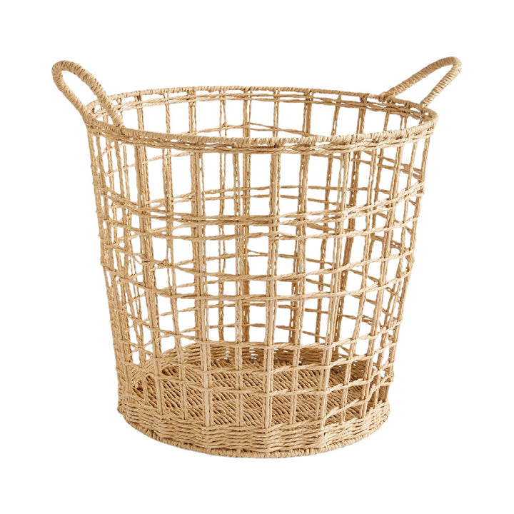 Stylish storage basket made of natural material Kalsten