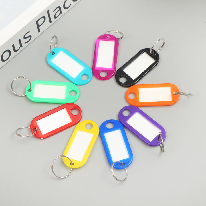 Unisex Labels Keychain with Writable Area Kalsten