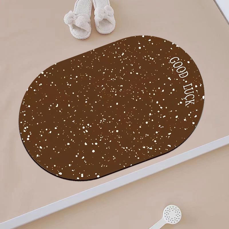 Stylish Motivational Bath Mat