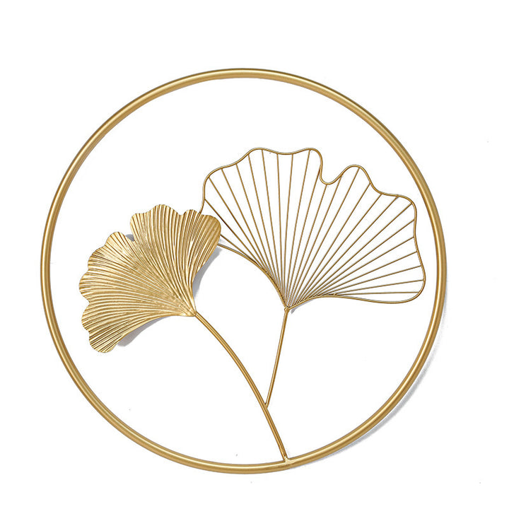 Decorative Metal Ginkgo Leaf Wall Art Kalsten