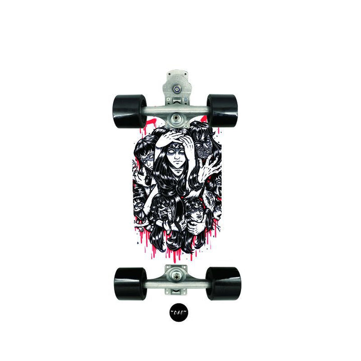 Retro-Inspired Mini Cruiser Skateboard Kalsten