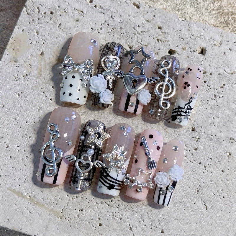 Thematic Decorative Press-On Nail Set