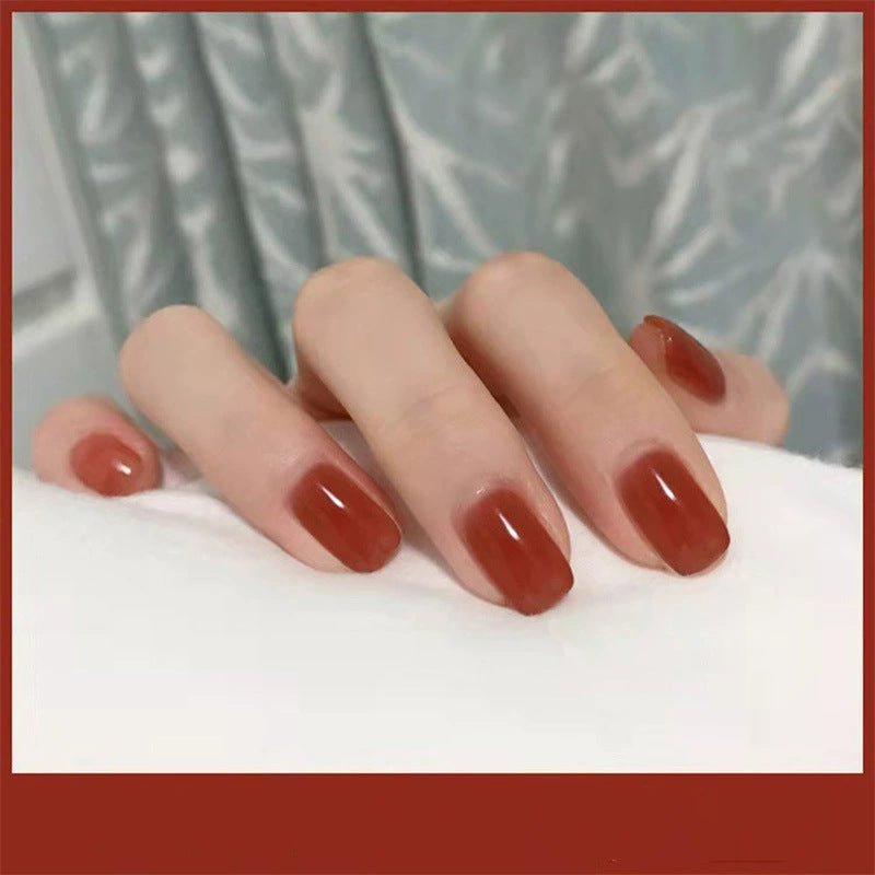 Glossy Long Nail Set Kalsten