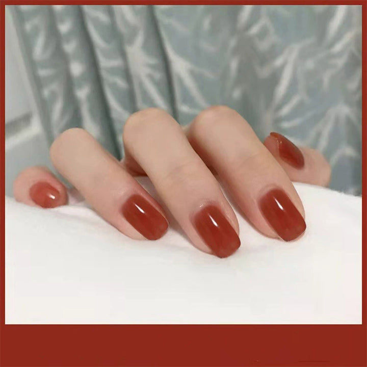Glossy Press-On Nail Set Kalsten 1790727573