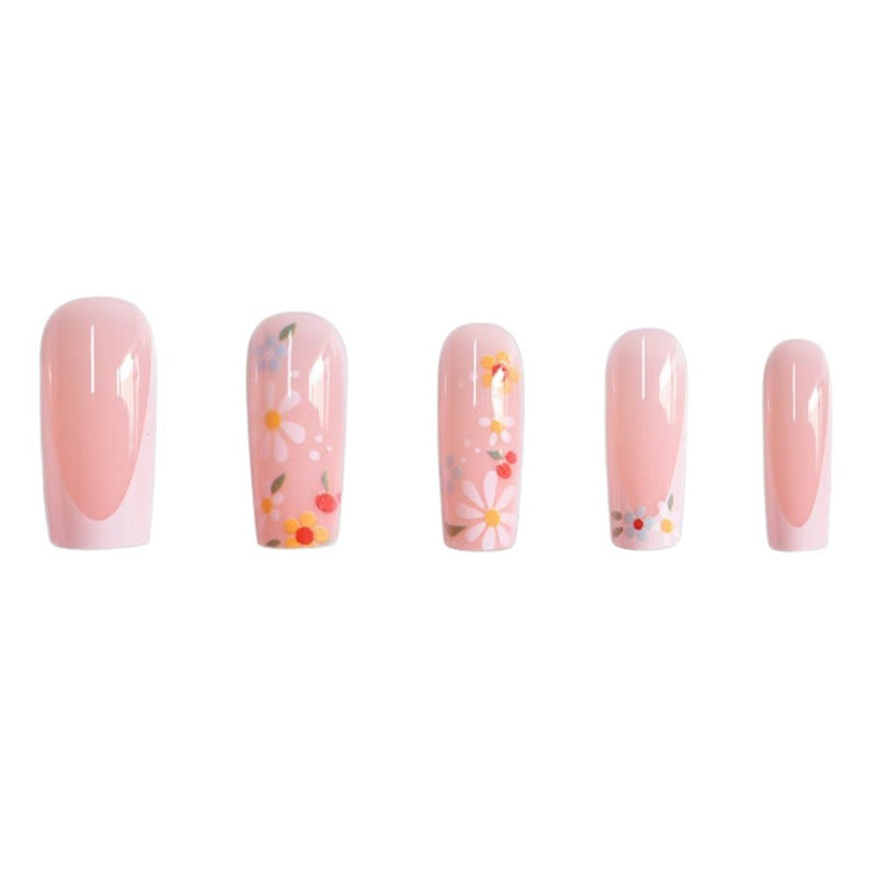 Floral Acrylic Nail Art Kalsten