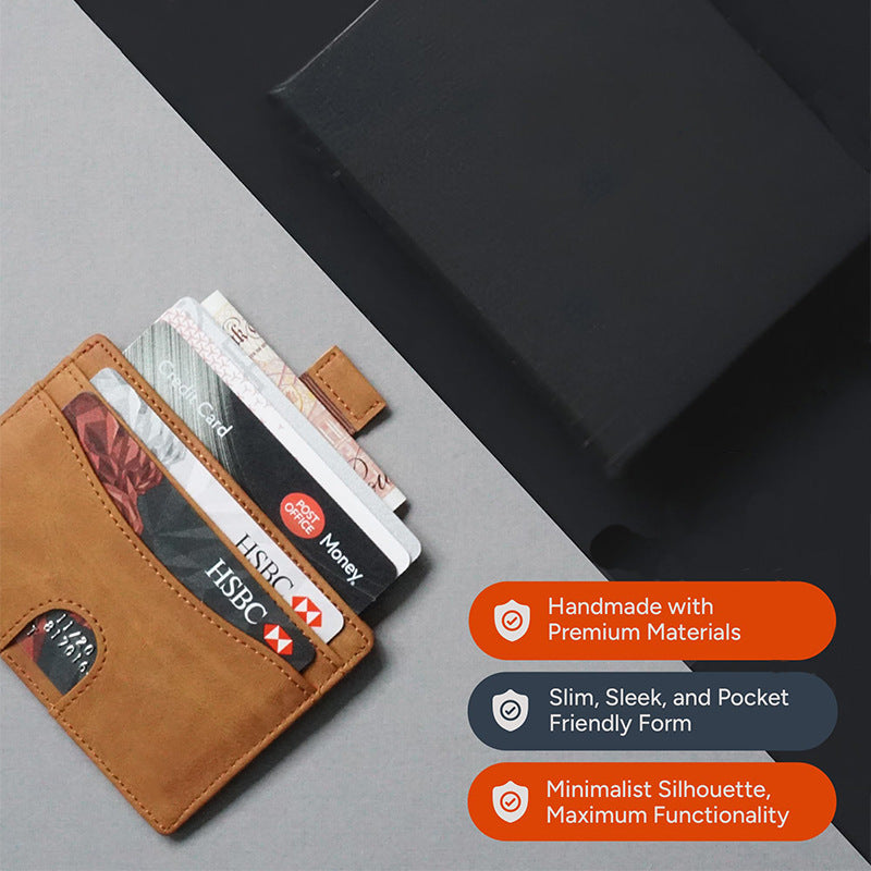 RFID-Blocking Leather Cardholder Kalsten