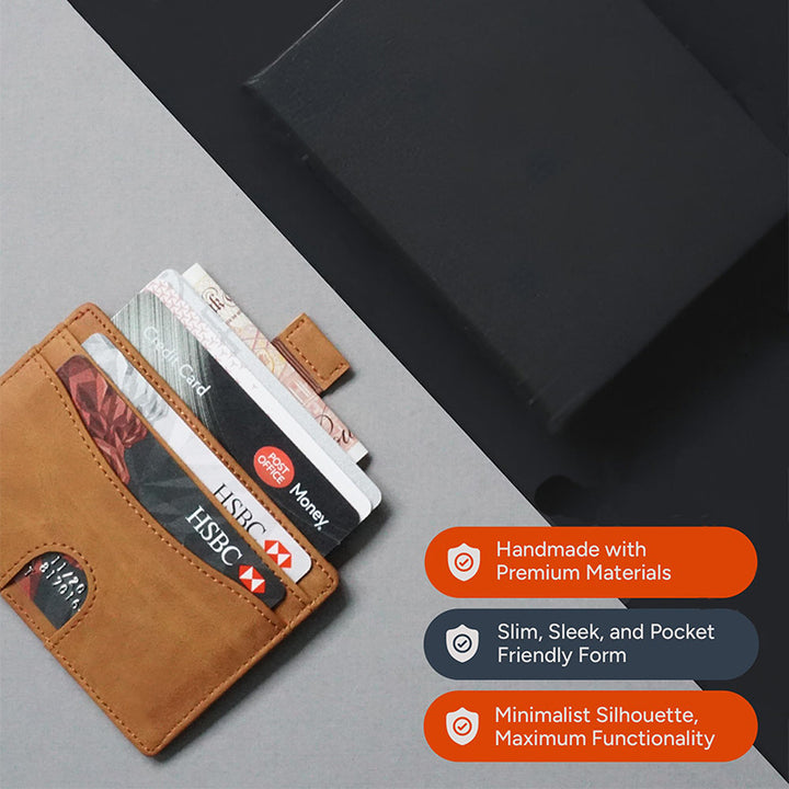 RFID-Blocking Leather Cardholder Kalsten