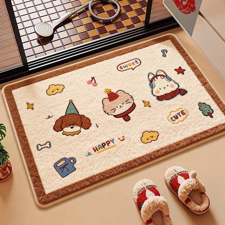 Fun Animal-Themed Bath Mat