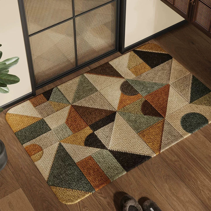 Geometric Patterned Indoor Mat