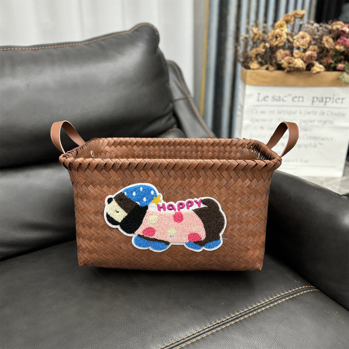 Woven storage basket Kalsten
