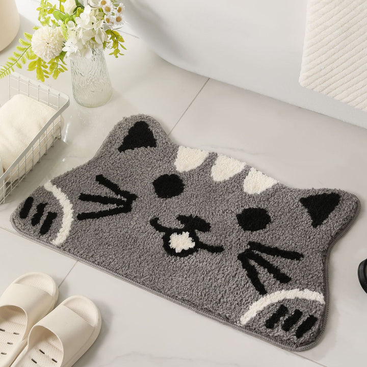 Playful Cartoon Bath Mat Kalsten