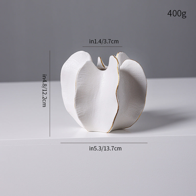 Textured Modern Decorative Ceramic Vase Kalsten