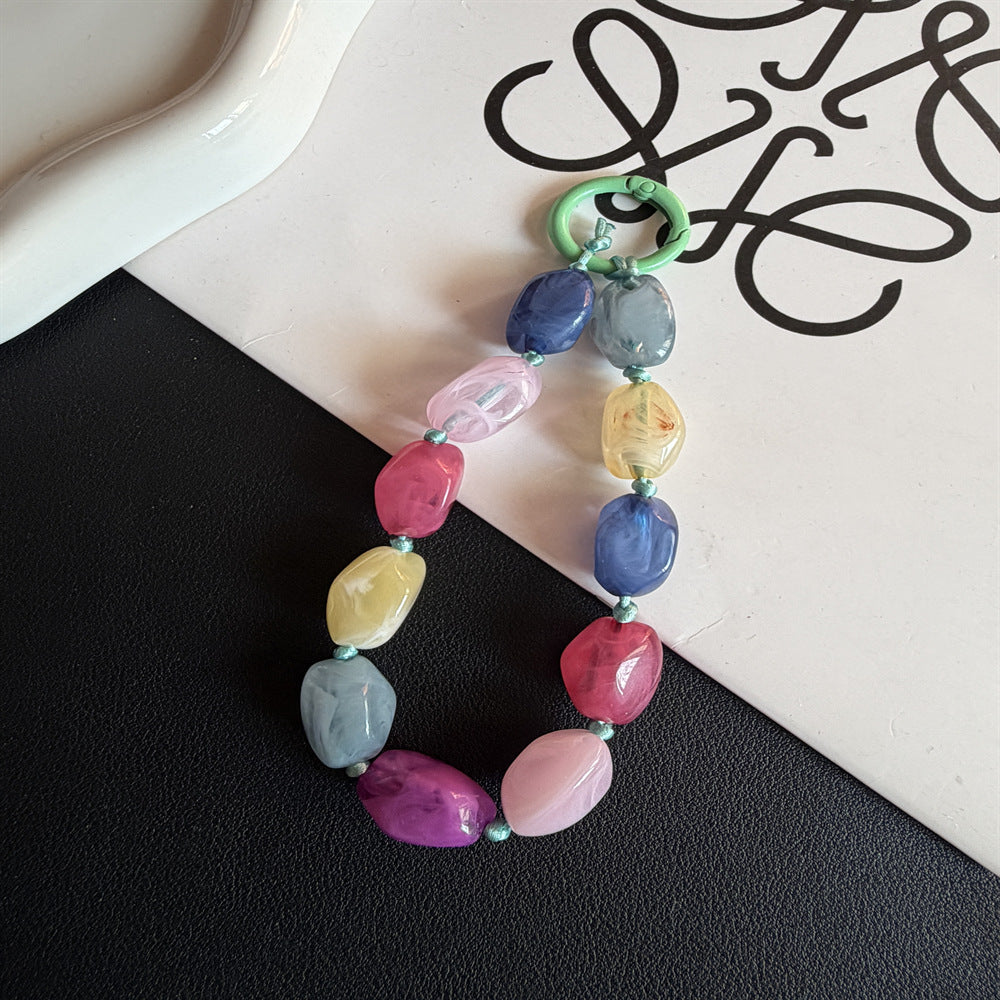 Handmade Beaded Charm Keychain Kalsten