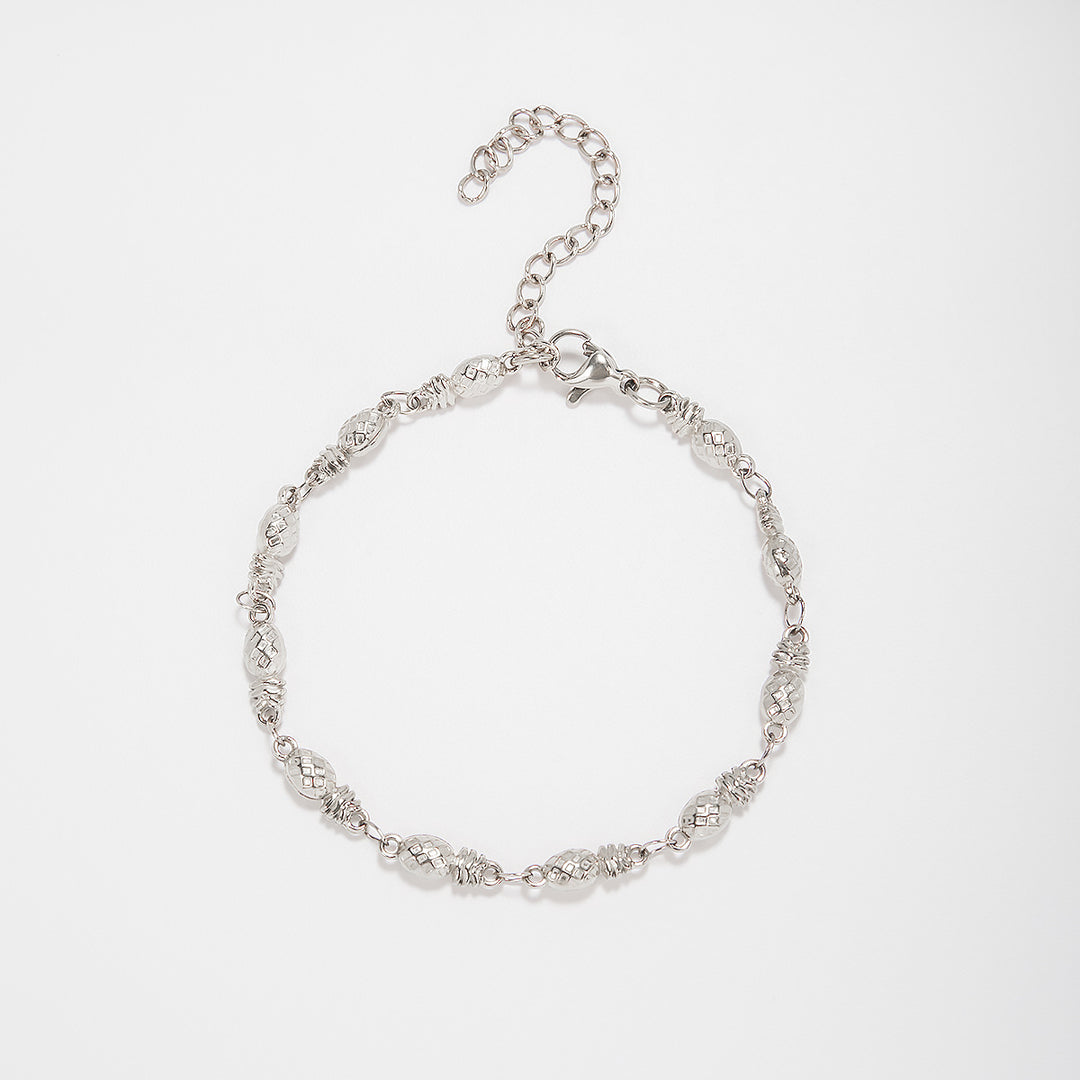 Intricate Textured Chain Bracelet Kalsten