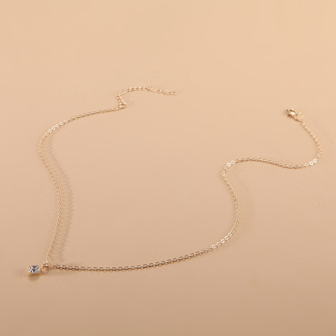 Minimalist Adjustable Chain Necklace Kalsten