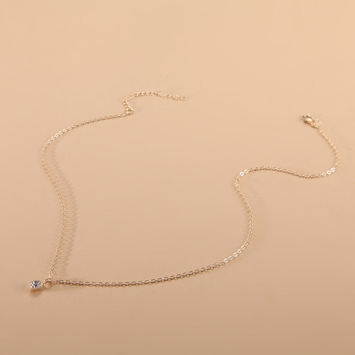 Minimalist Adjustable Chain Necklace Kalsten