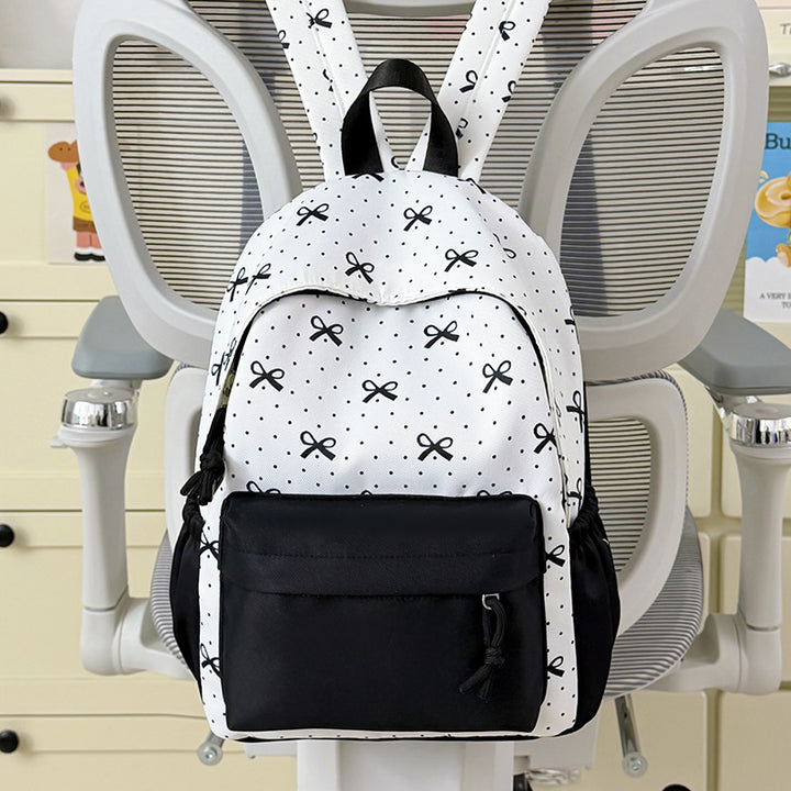 Cute Decorative Bow-Themed Backpack Kalsten