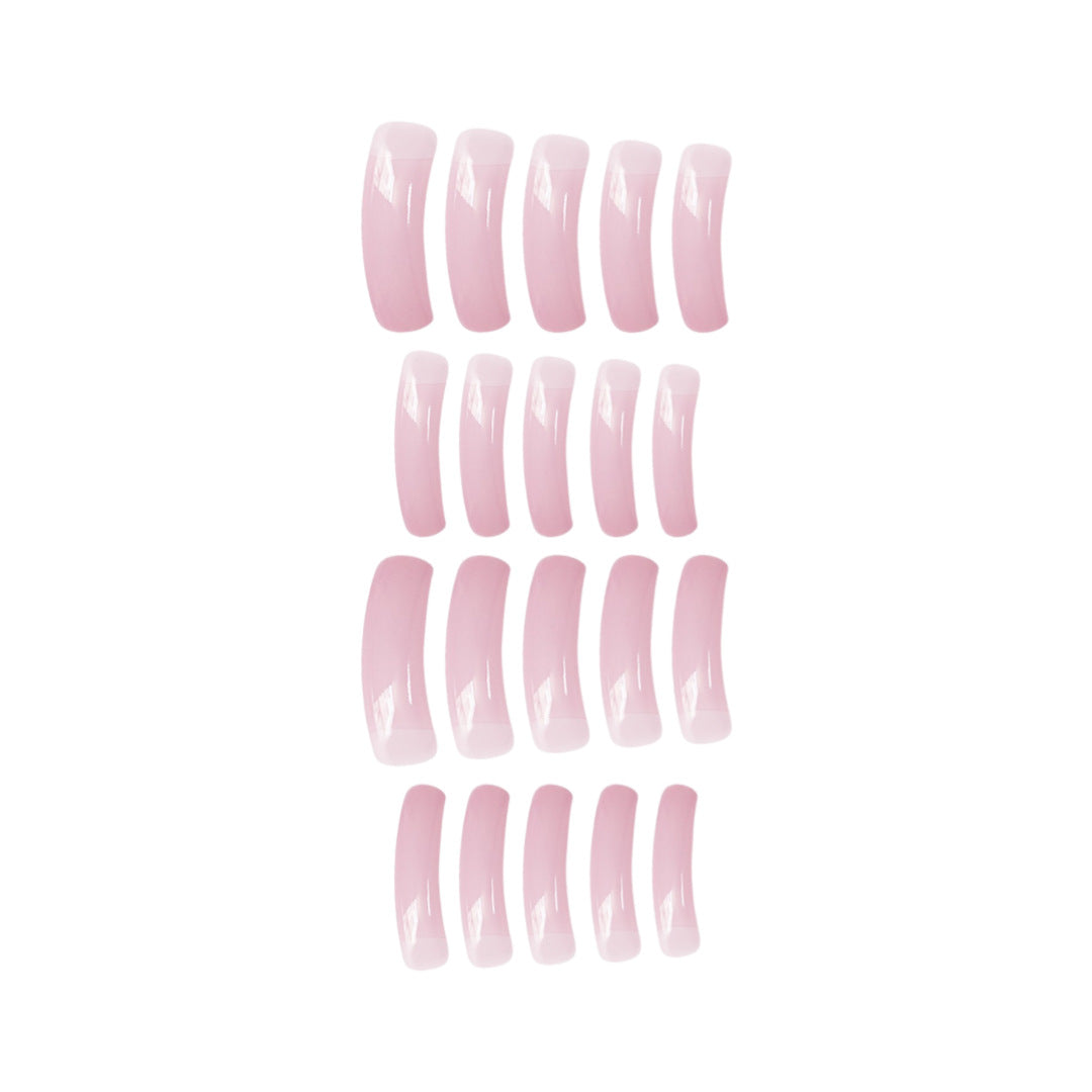 Elegant Square Tip Acrylic Press-On Nails Kalsten