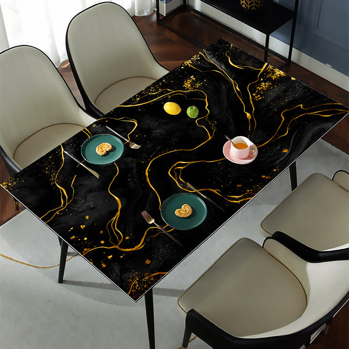 Elegant Marble Design Table Runner for Dining