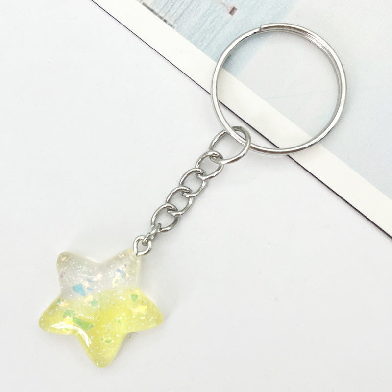 Star-Shaped Acrylic Keychain Kalsten