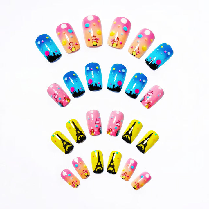 Creative Nail Art with Parisian Motifs Kalsten