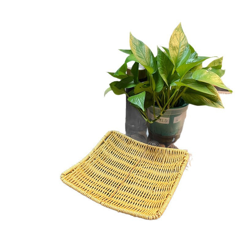 Handcrafted Woven Serving Tray Kalsten