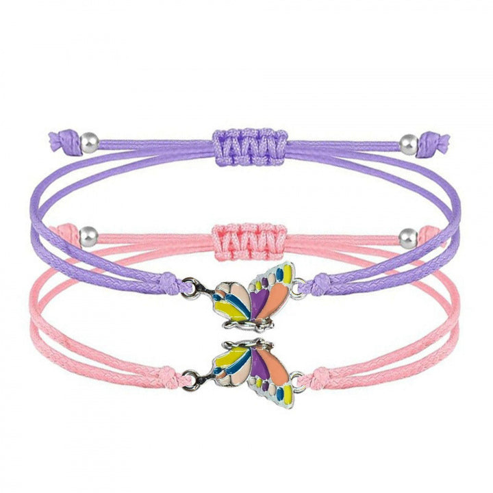 Butterfly Charm Necklace and Bracelet Set Kalsten
