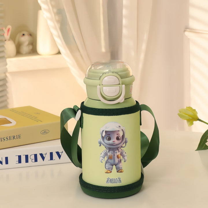 Ladies Insulated Water Bottle with Child-Friendly Design and Adjustable Carrying System Kalsten