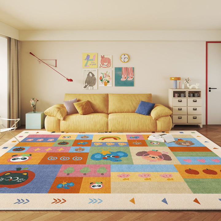 Vintage-Inspired Geometric Area Rug Kalsten