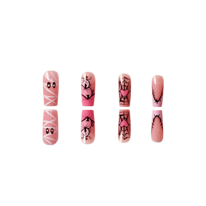 Thematic Halloween-Inspired Press-On Nail Art Extensions Kalsten