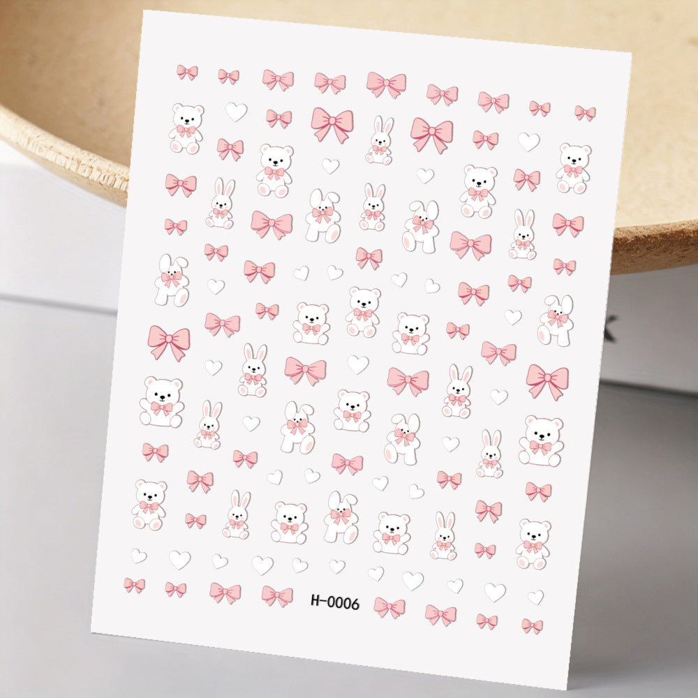 Cute Dog-Themed Nail Art Stickers