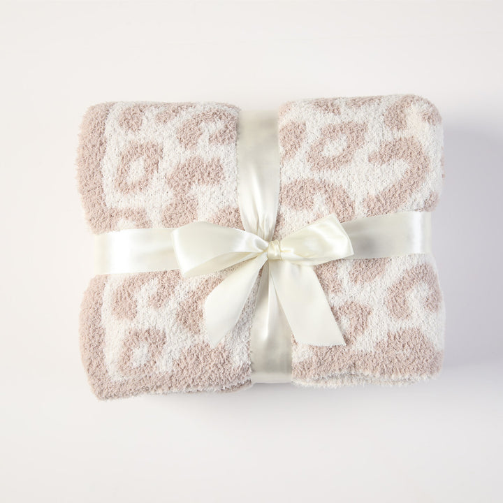 Luxury Leopard Print Throw Kalsten