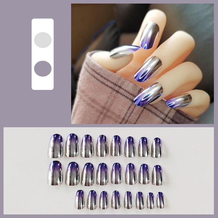 Metallic Ombre Press-On Nail Set
